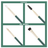 CAIRSKIN Gilt Green 13 Professional Brush Set Face & Eyes