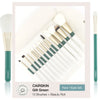 CAIRSKIN Gilt Green 13 Professional Brush Set Face & Eyes