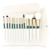 CAIRSKIN Gilt Green 13 Professional Brush Set Face & Eyes